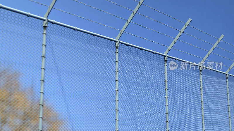 Barbed Fence for a restricted area